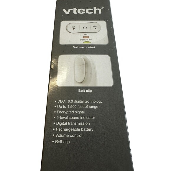 VTech Enhanced Digital Audio Baby Monitor - White/New in box - Picture 3 of 5